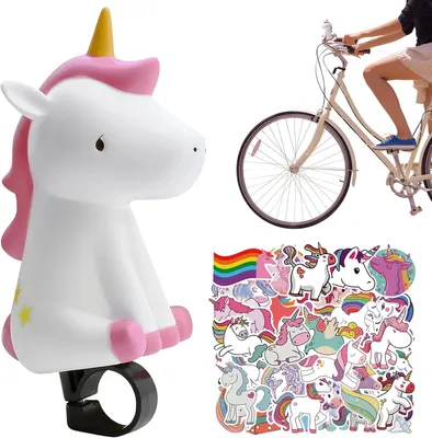 Obrázok produktu pre Rýchlostná páka pre bicykel – Jednorožec – Zvonček na bicykel – Rýchlostná páka pre deti