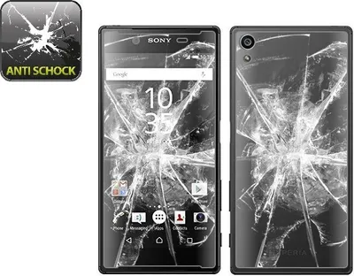 Produktbild von 4x Panzerfolie für Sony Xperia Z5 ANTI-SCHOCK Displayschutzfolie HD KLAR FB