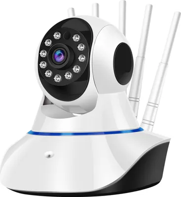 Immagine prodotto di Max excell, telecamera di sorveglianza per interni Full HD 1080p WLAN con visione notturna, bianca