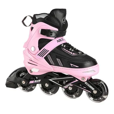 Produktbild von Na11230A Rosa Led Grösse M (35-38) Nils Extreme Rollschuhe