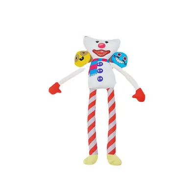 A plush toy standing against a white background.