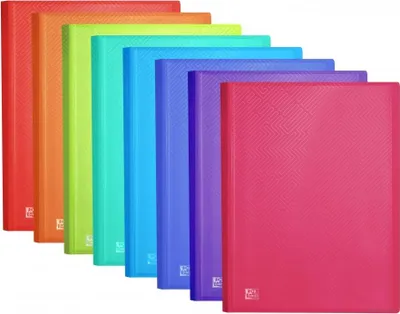Immagine prodotto di Oxford 400146996, blu, colore menta, rosa, viola, rosso, arancione, polipropilene (PP), 20 tasche, A4, 235 mm, 314 mm