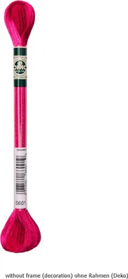 Produktbild von DMC Stickgarn Mouline Satin 1008F -601, 6-fädig, 8m