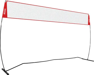 Zdjęcie produktu dla Siatka do Siatkówki Badmintona Przenośna Regulacja Wysokości 225-244 cm