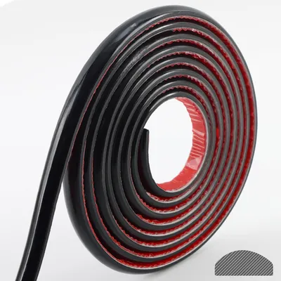 Obrázek produktu pro ČERNÝ PRUŽNÝ LEMOVACÍ PÁSKA PRO ZAKRYTÍ HRAN 5 m x 1,3 cm