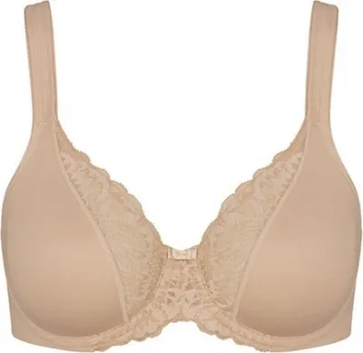 Zdjęcie produktu dla Triumph Modern Lace+Bawełna, Beżowy, Fiszbina, Monochromatyczny, Neutral Beige, Damski, Zapięcie z tyłu