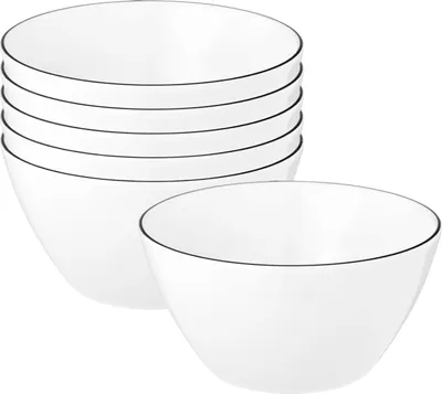 Produktbild von Seltmann Weiden Lido Black Line Müslischale ø 15 cm 6er Set