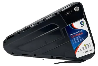 Image de Batterie pour vélo électrique, capacité de 40 000 mAh, e CE, 52V-DJ7021-40Ah