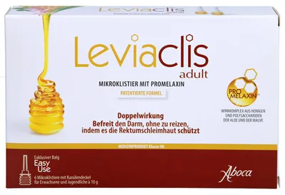 Produktbild von Aboca Leviaclis adult Mikroklistiere mit Kanülendeckel, 6 St. Klistiere