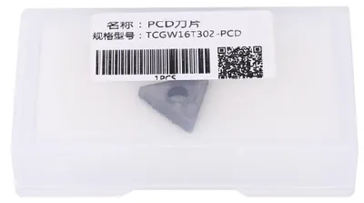 Produktbild von TCGW16T302 TCGW16T304 PCD-Dreheinsatz mit Diamantspitze, CNC-DrehwerkzeugTCGW16T302