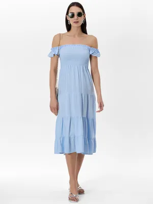 Produktbild von Orsay Hellblaues Damen-Midikleid XS