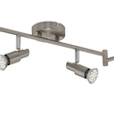 Immagine prodotto di Faretto LED per soffitto orientabile e inclinabile 6xGU10 18W nichel opaco Briloner