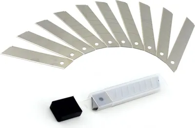 Produktbild von Abbrechklingen 18 x 0.5 mm 10 Stück Kunststoff Köcher
