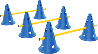 Produktbild von Agility Set Hunde 3-teiliges Agility-Ausrüstung für Hundetraining Steckhürdenset mit 6 Kegel 3 Hürden Tragetasche