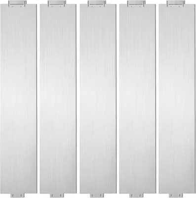Zdjęcie produktu dla SWANEW Obrzeże trawnikowe Obrzeże ścieżki Obrzeże metalowe Obrzeże łóżka Ocynkowana palisada 100x18cm 45m