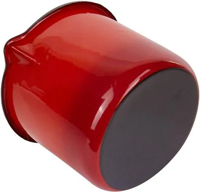 Productafbeelding van MELCHTOPF, email, rood-grijs, 12 cm