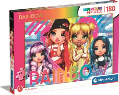 Produktbild von Clementoni 29776 - Rainbow High - 180 Teile Puzzle Supercolor