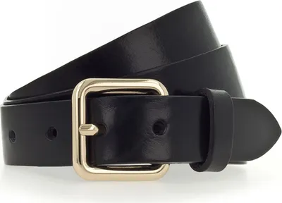 Produktbild von Vanzetti Leder Gürtel 30mm Leather Belt W95 Black schwarz