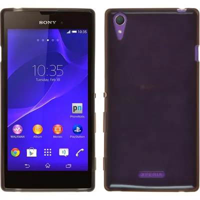 Produktbild von PhoneNatic Case kompatibel mit Sony Xperia Style - schwarz Silikon Hülle transparent + 2 Schutzfolien