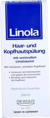 Obrázek produktu pro Kondicionér na vlasy a vlasovou pokožku Linola 200 ml