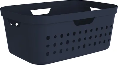Produktbild von Rotho Jona Wäschekorb 39L, flexibel und widerstandsfähig, mit ergonomischen Griffen
