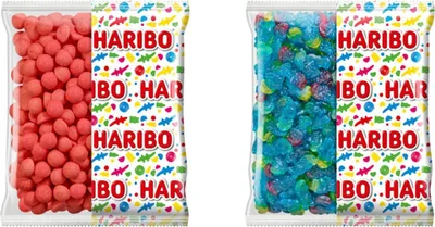 Produktbild von Haribo Mix -  Fraise tagada-Schtroumpfs