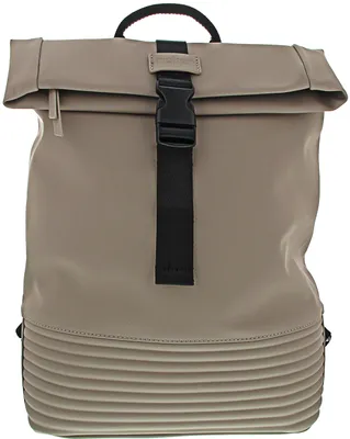 Produktbild von Rieker Damen Cityrucksack Überschlag Rucksack Ziersteppung H1426, Farbe:Beige