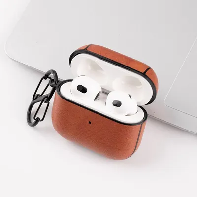Produktbild von Hülle für Apple AirPods 3 Kunstleder Case Cover Etui Bumper Schutzhülle Tasche