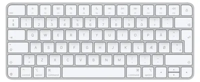 Produktbild von Apple Magic, Mini, Verkabelt & Kabellos, USB + Bluetooth, QZERTY, Weiß