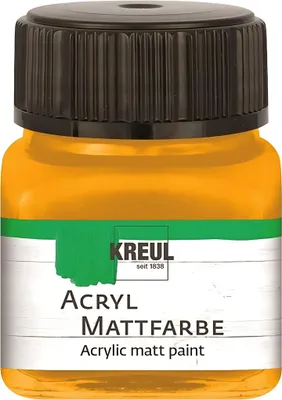 Image de Kreul 75221 Peinture acrylique Jaune d'or 20 ml 1 pc