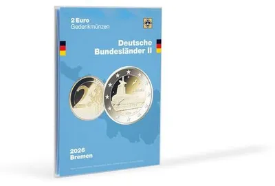 Produktbild von Münzkarte für deutsche 2-Euro-Gedenkmünze 2026 (Klimahaus Bremerhaven)