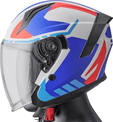Image de GMS Jethelm Vectus Graphic matt-blau-rot S