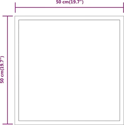Obrázek produktu pro koupelnové zrcadlo LED vidaXL 50x50 cm
