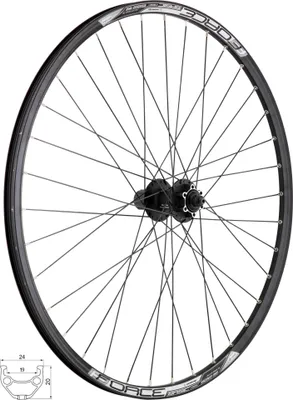 Produktbild von Hinterrad 28/29" FORCE BASIC DISC 622x19 FHM475-6b 36sh