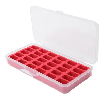 Imagen del producto de Caja para bobinas, organizador de bobinas, estuche de plástico para bobinas, caja de almacenamiento para bobinas, caja para bobinas, caja de almacenamiento para manualidades de costura
