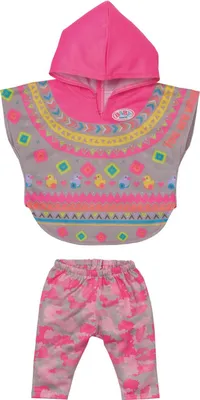 Produktbild von Zapf 830161 BABY born Deluxe Trendy Poncho 43 cm