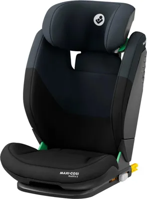 A studio shot of a child car seat.