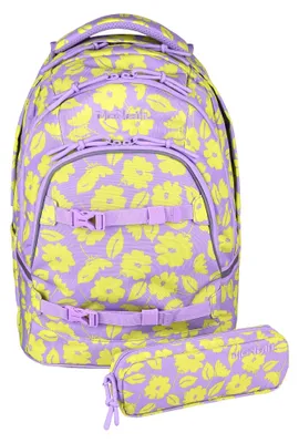 Produktbild von McNeill Schulrucksack Milo School Backpack Flores Lila flieder
