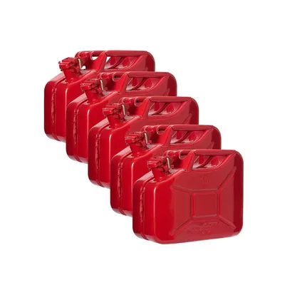 Produktbild von Oxid7 Kraftstoffkanister Metall 5er-Set 10l rot