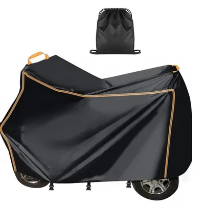 Image de Housse de protection pour véhicule électrique, taille XL, 144x99x68 cm, imperméable, en tissu Oxford 420D, avec protection UV, pour scooters à 3 et 4 roues
