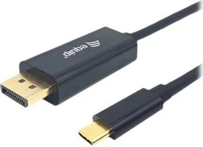 Produktbild von Equip Adapter USB-C -> DisplayPort 4K60Hz 3.00m sw