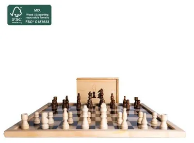 Produktbild von Clown Games Schachfiguren ausem Holz