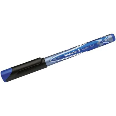 Produktbild von Schneider Schreibgeräte Topliner 911, Blau, Medium, Schwarz, Blau, Rund, 0,4 mm, Kunststoff