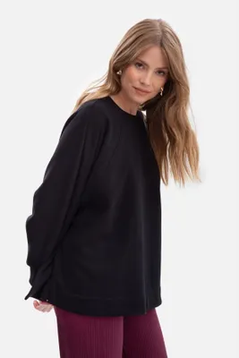 Immagine prodotto di BeWear Felpa da donna con cappuccio senza chiusura Carage B306 nero S/M