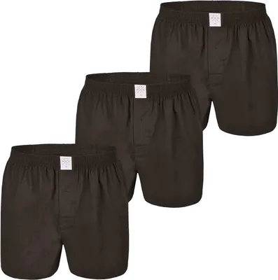 Produktbild von MG-1 Herren Boxer 3-Pack Classics - Uni Black - Größe M
