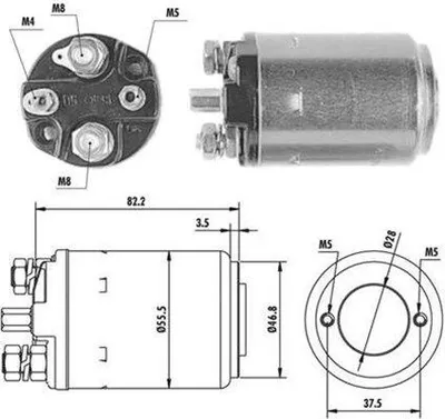 Produktbild von MAGNETI MARELLI Heckscheibenwischer + Arm Stück Hinten für OPEL AGILA (B) (H08) 250mm
