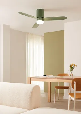 Produktbild von WIND CALM SCULPT - Deckenventilator 40 W leise Ø132 cm mit LED-Lich