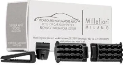 Zdjęcie produktu dla Odświeżacz powietrza do samochodu Millefiori Milano Icon Vanilla & Wood