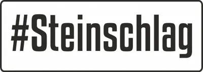Produktbild von Hermann Schütz Autoaufkleber #Steinschlag 4 x 11 cm