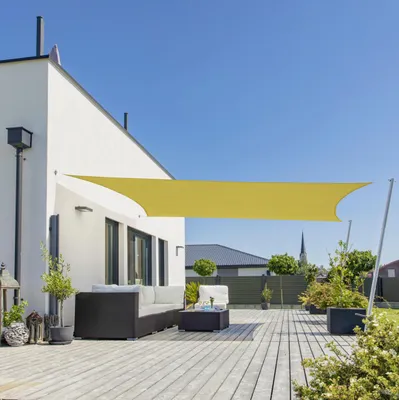 Produktbild von Windhager Sonnensegel Cannes gelb 3 x 4 m